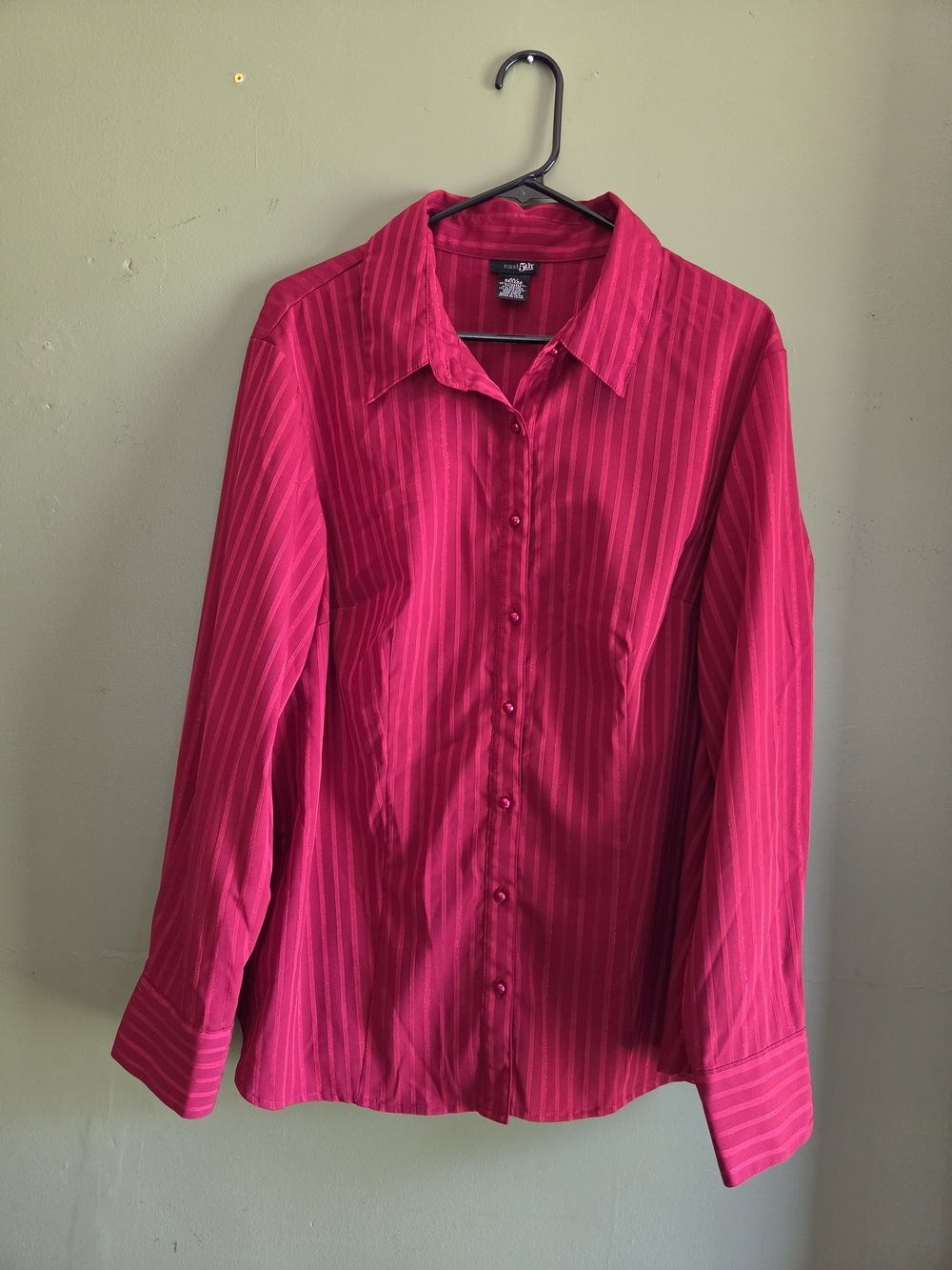 East 5th Women's Red Striped Blouse